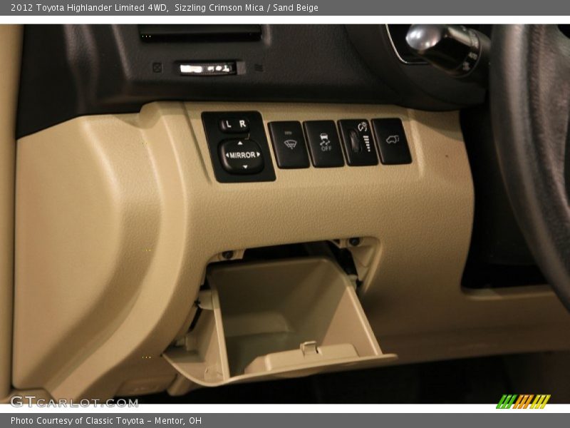 Sizzling Crimson Mica / Sand Beige 2012 Toyota Highlander Limited 4WD