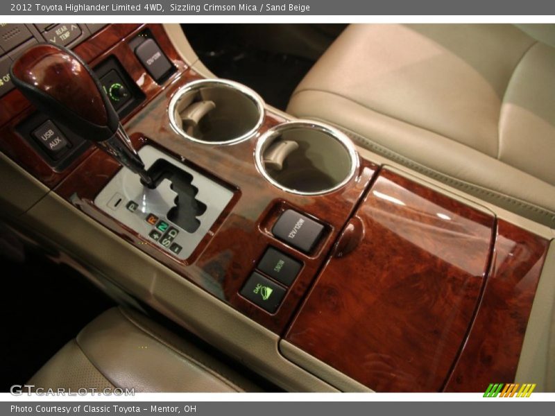 Sizzling Crimson Mica / Sand Beige 2012 Toyota Highlander Limited 4WD