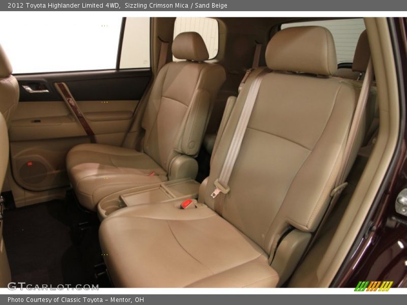 Sizzling Crimson Mica / Sand Beige 2012 Toyota Highlander Limited 4WD