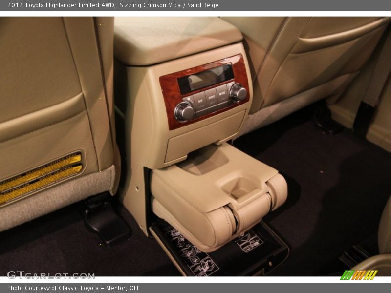 Sizzling Crimson Mica / Sand Beige 2012 Toyota Highlander Limited 4WD