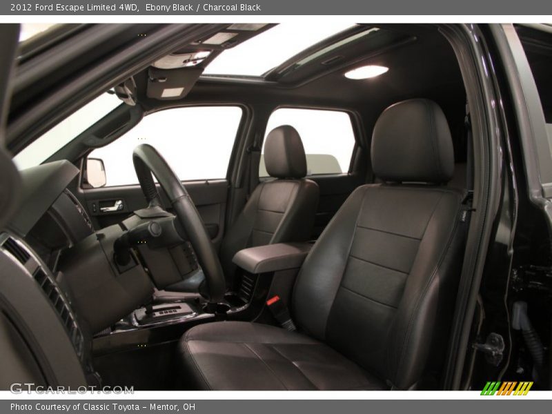 Ebony Black / Charcoal Black 2012 Ford Escape Limited 4WD
