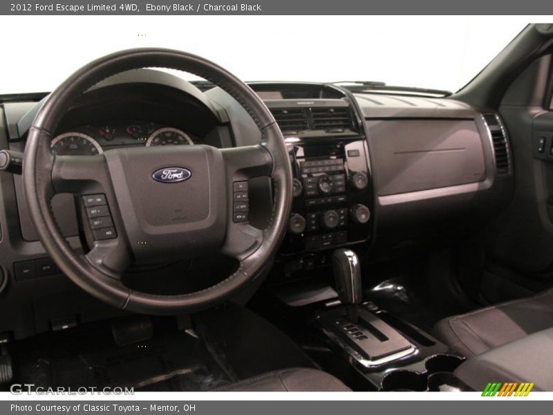 Ebony Black / Charcoal Black 2012 Ford Escape Limited 4WD
