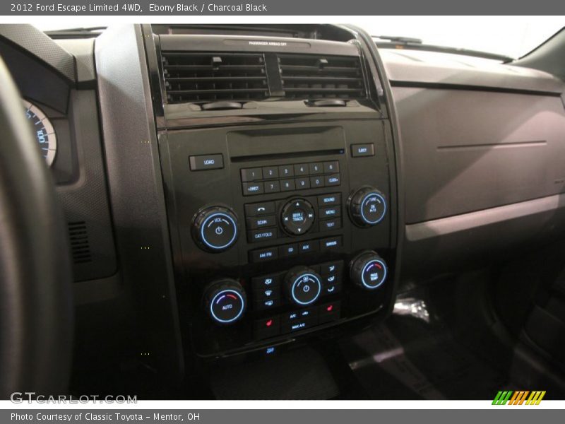 Ebony Black / Charcoal Black 2012 Ford Escape Limited 4WD