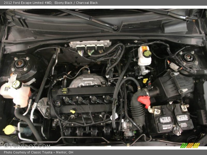 Ebony Black / Charcoal Black 2012 Ford Escape Limited 4WD