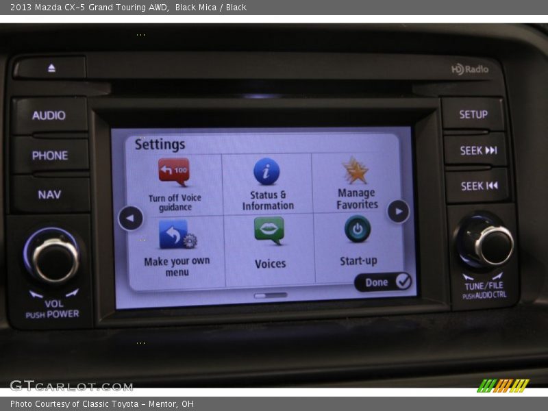 Black Mica / Black 2013 Mazda CX-5 Grand Touring AWD