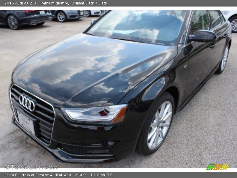 Brilliant Black / Black 2016 Audi A4 2.0T Premium quattro