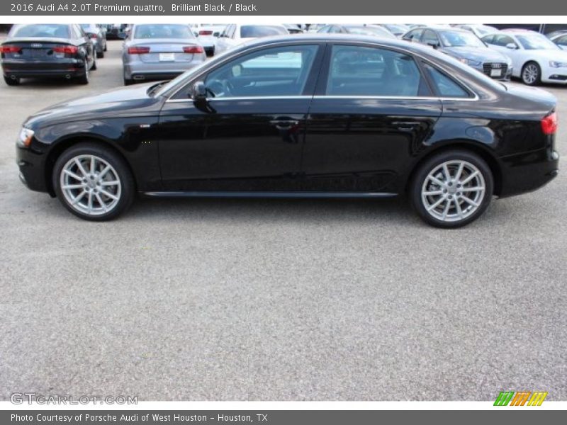 Brilliant Black / Black 2016 Audi A4 2.0T Premium quattro