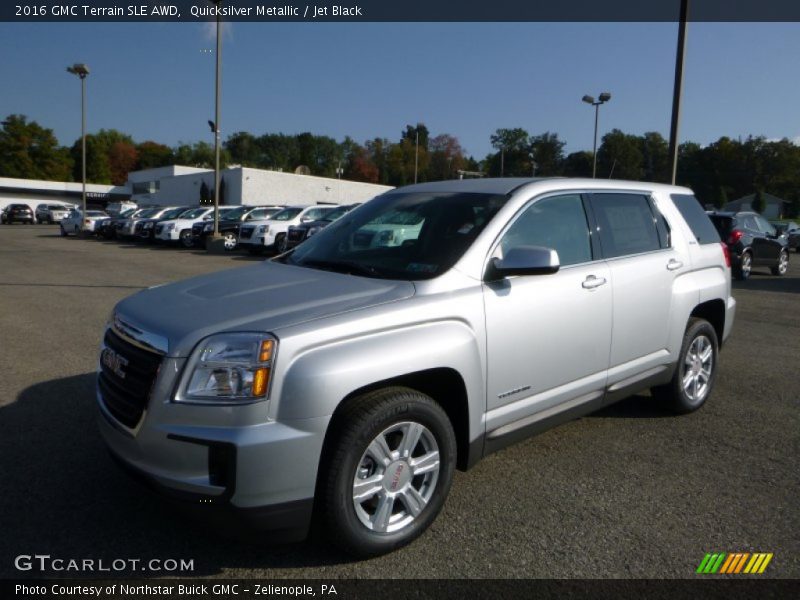 Quicksilver Metallic / Jet Black 2016 GMC Terrain SLE AWD