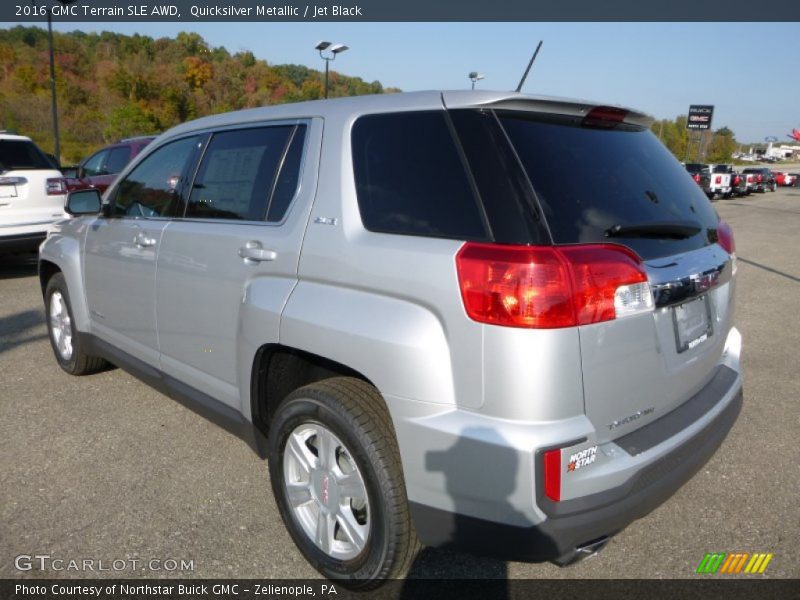 Quicksilver Metallic / Jet Black 2016 GMC Terrain SLE AWD