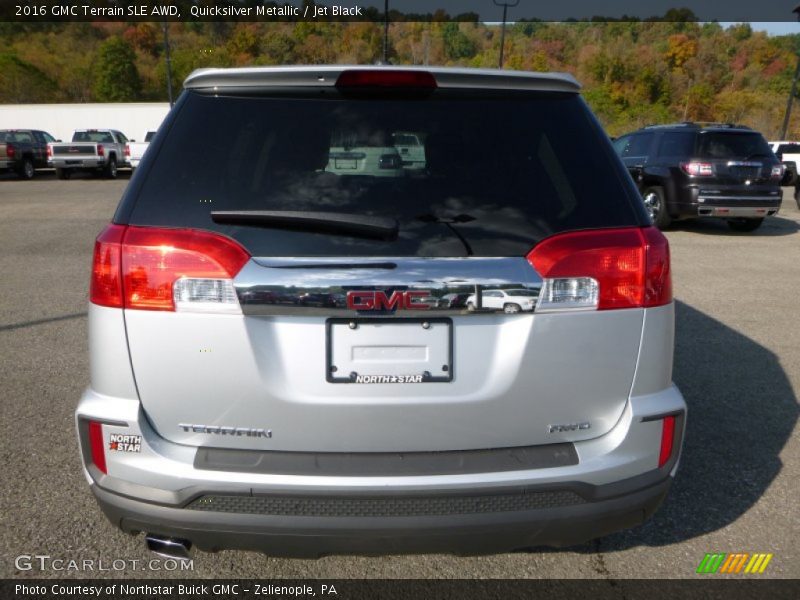 Quicksilver Metallic / Jet Black 2016 GMC Terrain SLE AWD