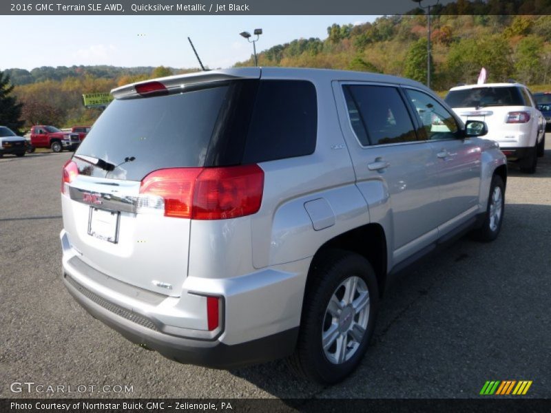 Quicksilver Metallic / Jet Black 2016 GMC Terrain SLE AWD