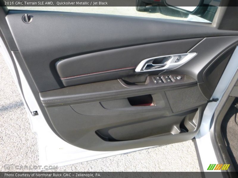 Quicksilver Metallic / Jet Black 2016 GMC Terrain SLE AWD