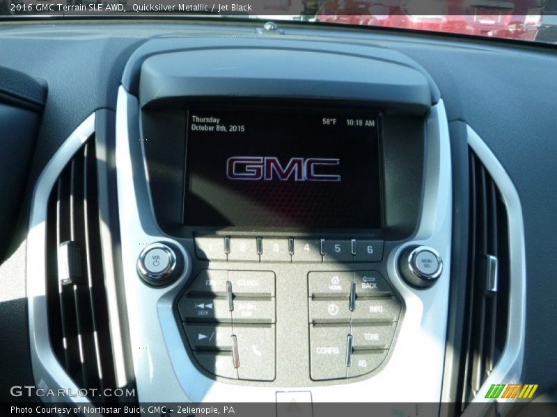 Quicksilver Metallic / Jet Black 2016 GMC Terrain SLE AWD