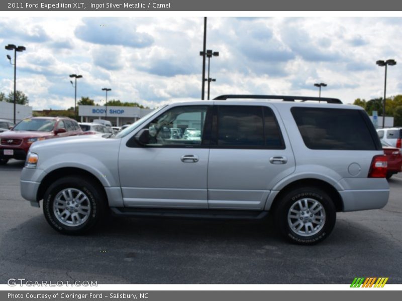 Ingot Silver Metallic / Camel 2011 Ford Expedition XLT