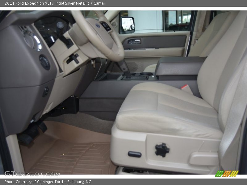 Ingot Silver Metallic / Camel 2011 Ford Expedition XLT
