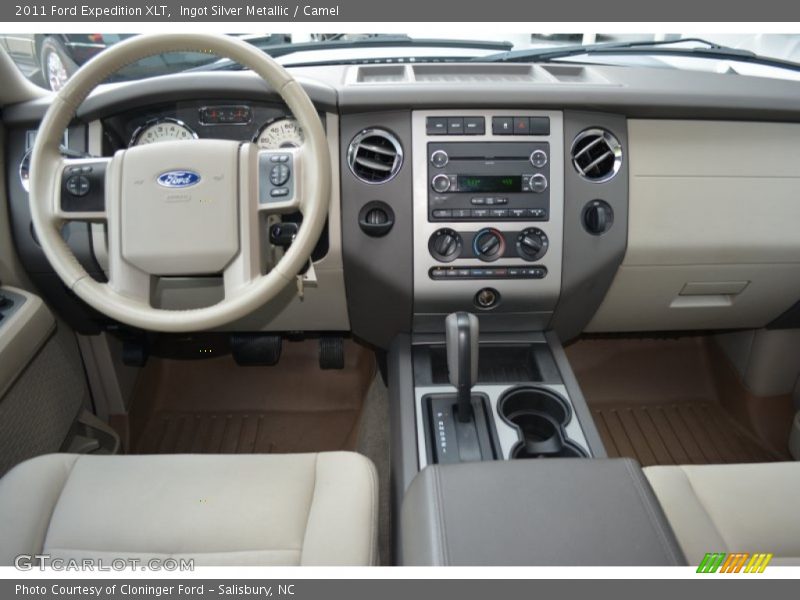 Ingot Silver Metallic / Camel 2011 Ford Expedition XLT