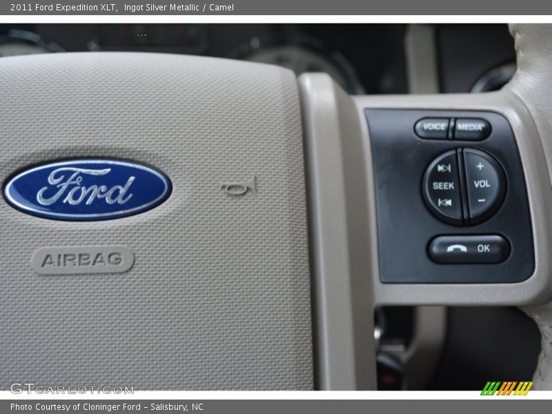 Ingot Silver Metallic / Camel 2011 Ford Expedition XLT