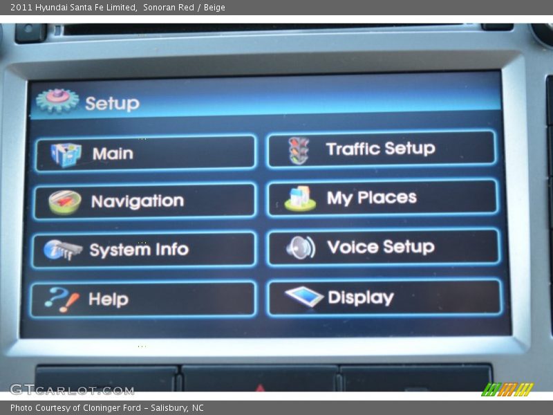 Sonoran Red / Beige 2011 Hyundai Santa Fe Limited