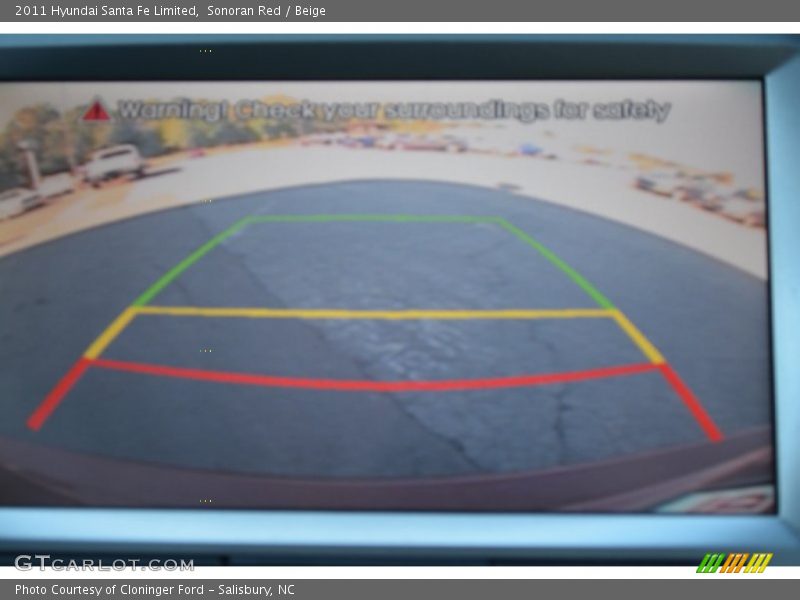 Sonoran Red / Beige 2011 Hyundai Santa Fe Limited