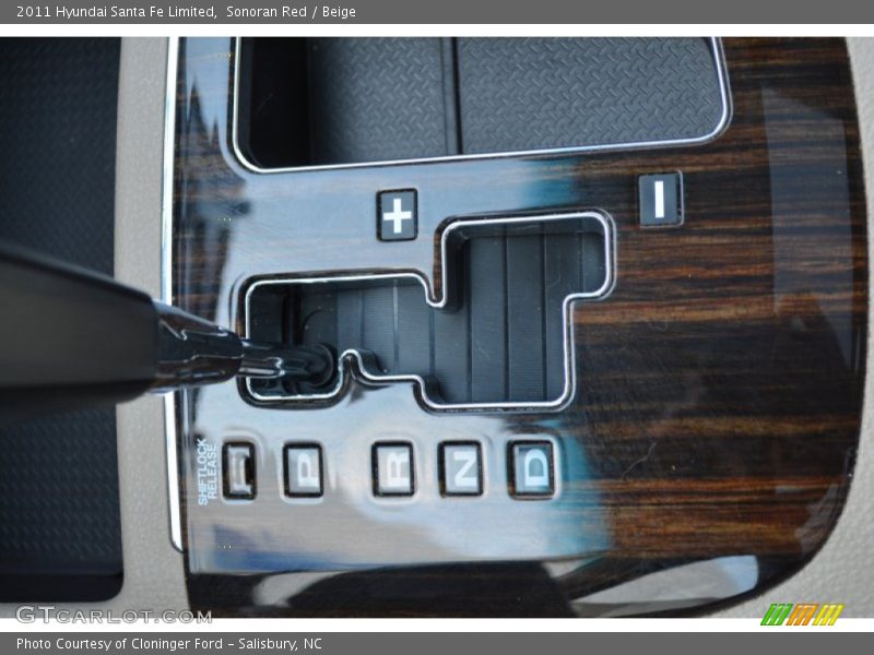 Sonoran Red / Beige 2011 Hyundai Santa Fe Limited