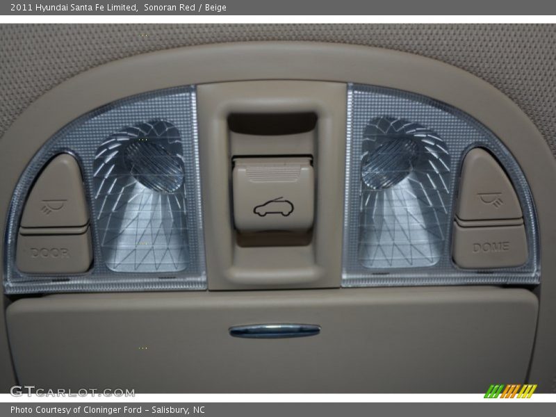 Sonoran Red / Beige 2011 Hyundai Santa Fe Limited