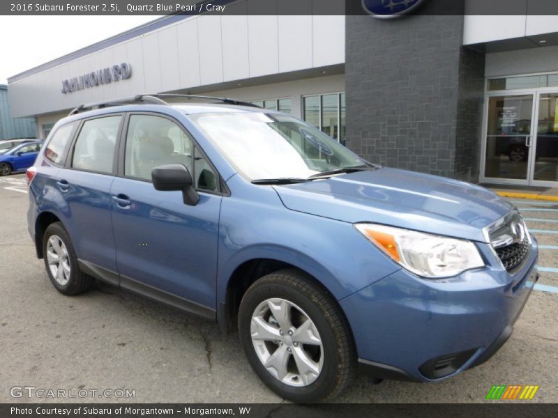 Quartz Blue Pearl / Gray 2016 Subaru Forester 2.5i