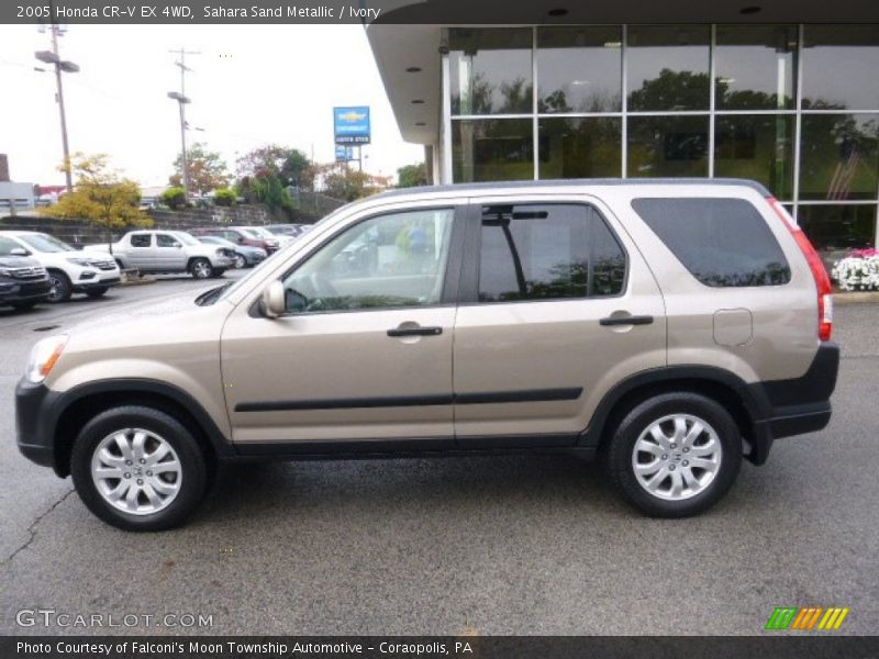 Sahara Sand Metallic / Ivory 2005 Honda CR-V EX 4WD