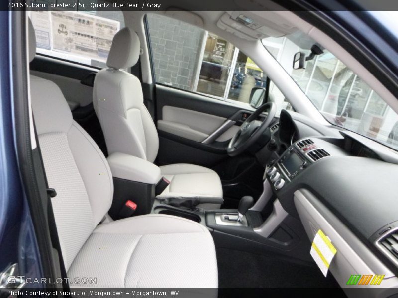 Quartz Blue Pearl / Gray 2016 Subaru Forester 2.5i