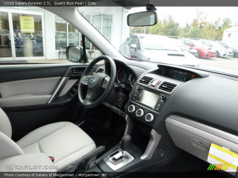 Quartz Blue Pearl / Gray 2016 Subaru Forester 2.5i