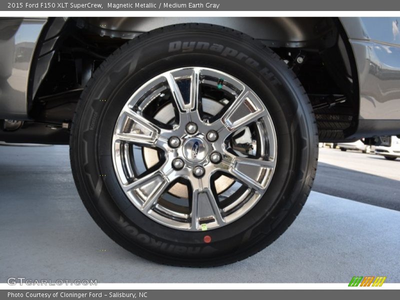 Magnetic Metallic / Medium Earth Gray 2015 Ford F150 XLT SuperCrew