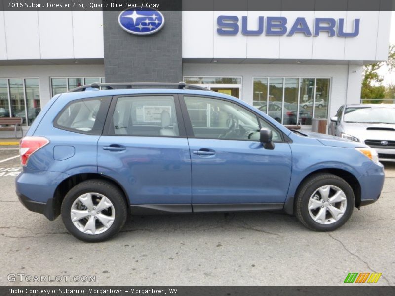 Quartz Blue Pearl / Gray 2016 Subaru Forester 2.5i