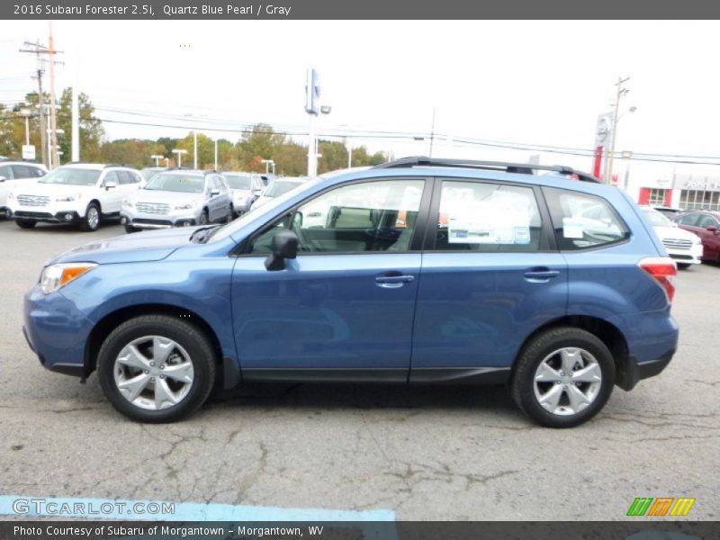 Quartz Blue Pearl / Gray 2016 Subaru Forester 2.5i