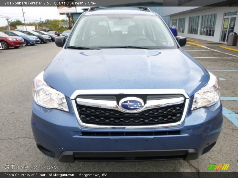 Quartz Blue Pearl / Gray 2016 Subaru Forester 2.5i