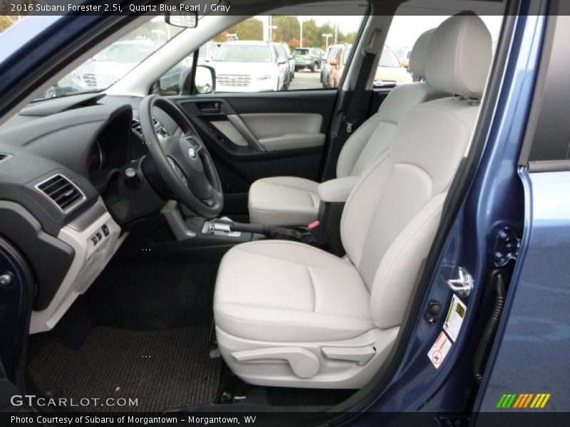Quartz Blue Pearl / Gray 2016 Subaru Forester 2.5i