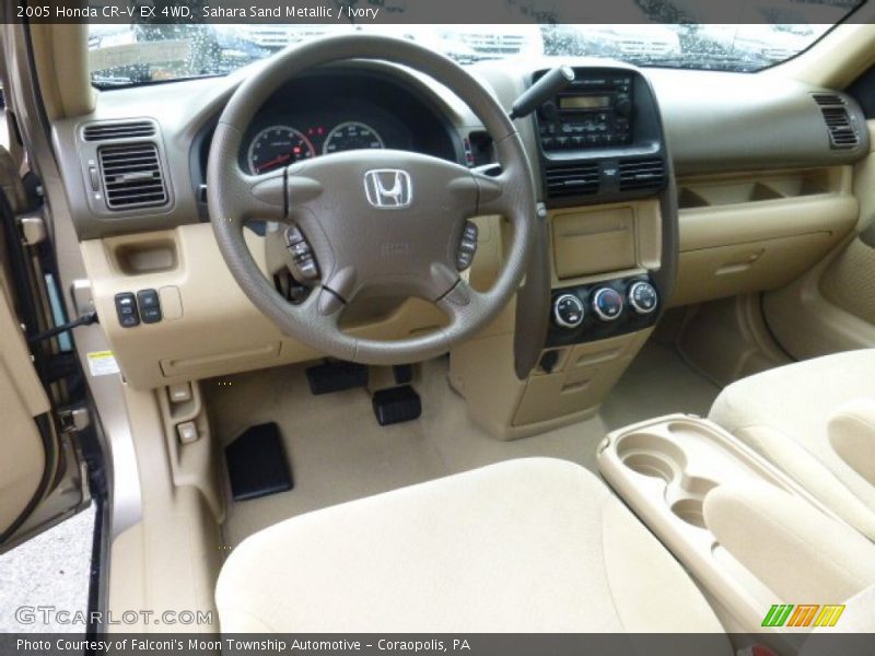Sahara Sand Metallic / Ivory 2005 Honda CR-V EX 4WD