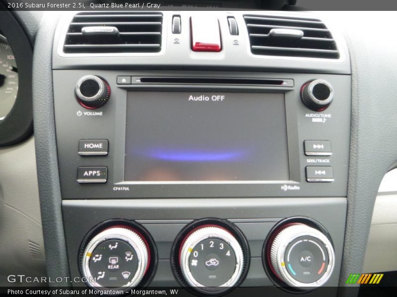 Quartz Blue Pearl / Gray 2016 Subaru Forester 2.5i