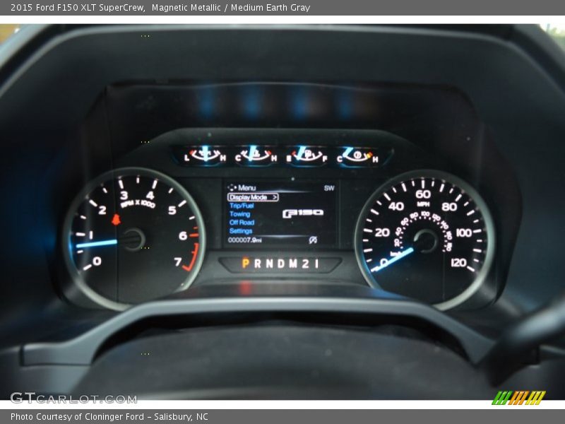 Magnetic Metallic / Medium Earth Gray 2015 Ford F150 XLT SuperCrew