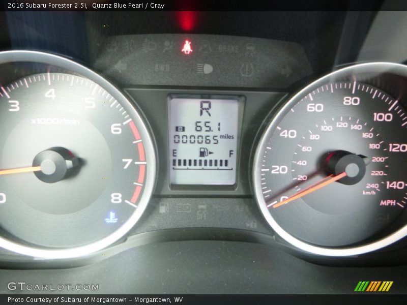 Quartz Blue Pearl / Gray 2016 Subaru Forester 2.5i