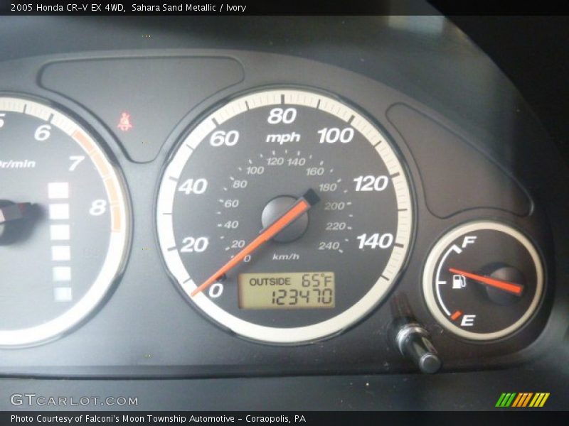 Sahara Sand Metallic / Ivory 2005 Honda CR-V EX 4WD