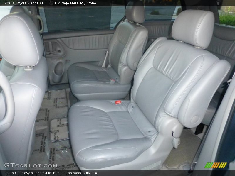 Blue Mirage Metallic / Stone 2008 Toyota Sienna XLE