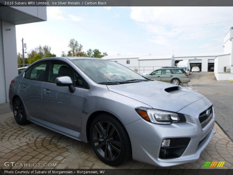 Ice Silver Metallic / Carbon Black 2016 Subaru WRX Limited