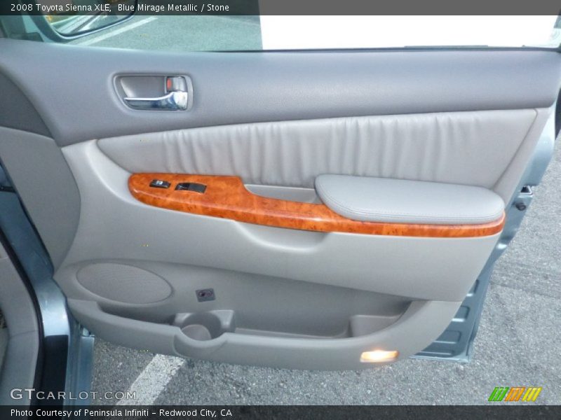 Blue Mirage Metallic / Stone 2008 Toyota Sienna XLE