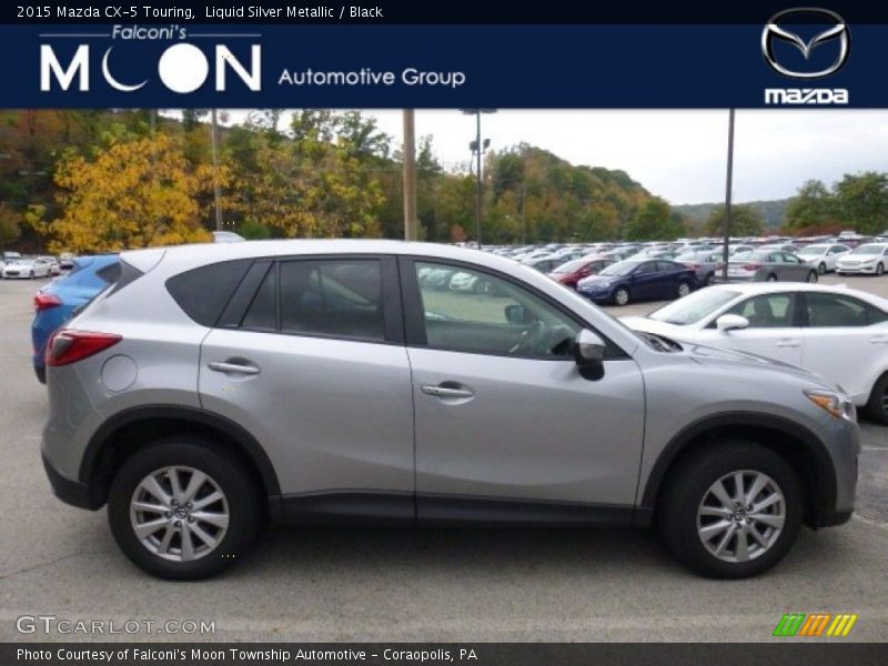 Liquid Silver Metallic / Black 2015 Mazda CX-5 Touring