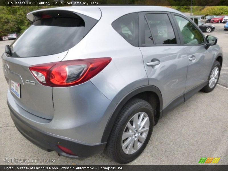 Liquid Silver Metallic / Black 2015 Mazda CX-5 Touring