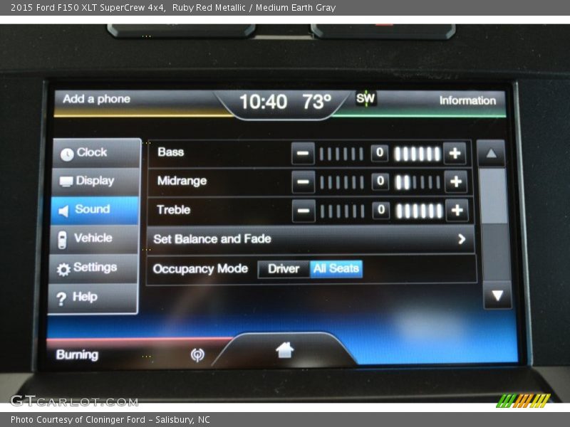 Ruby Red Metallic / Medium Earth Gray 2015 Ford F150 XLT SuperCrew 4x4