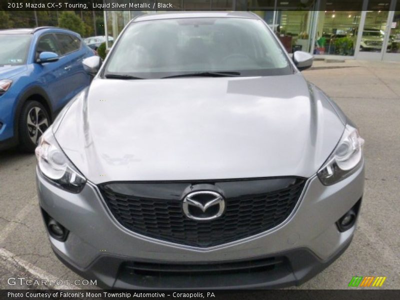 Liquid Silver Metallic / Black 2015 Mazda CX-5 Touring