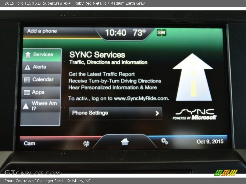Ruby Red Metallic / Medium Earth Gray 2015 Ford F150 XLT SuperCrew 4x4