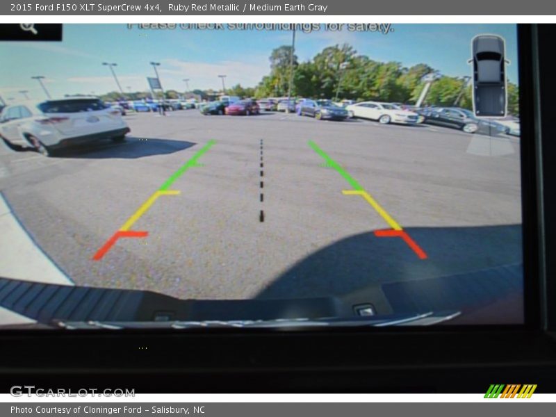 Ruby Red Metallic / Medium Earth Gray 2015 Ford F150 XLT SuperCrew 4x4