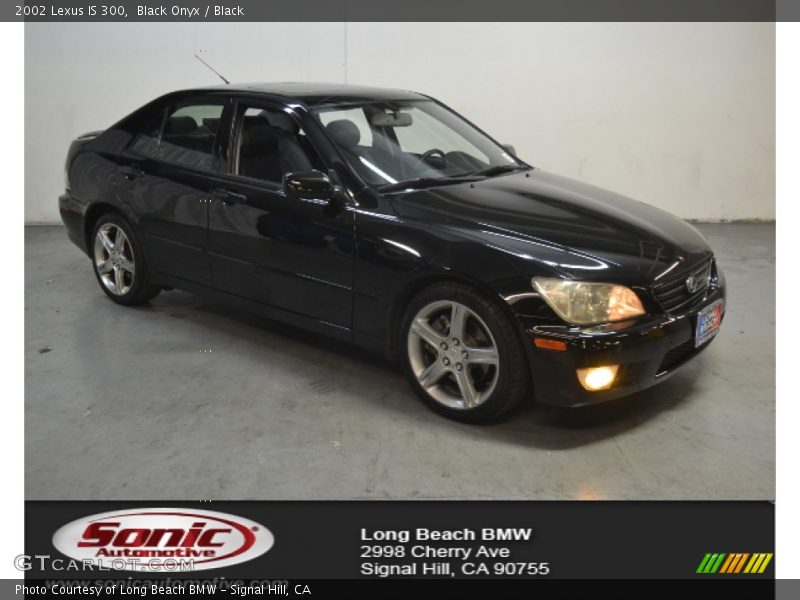Black Onyx / Black 2002 Lexus IS 300