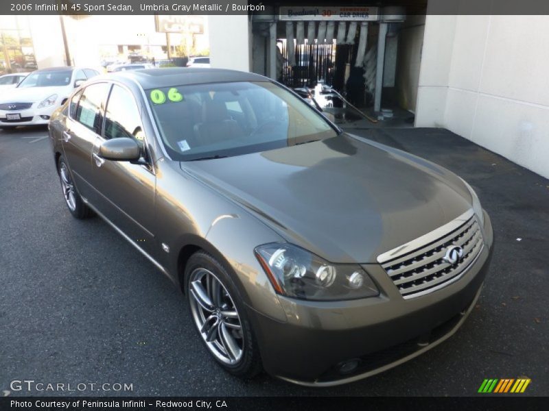 Umbria Gray Metallic / Bourbon 2006 Infiniti M 45 Sport Sedan